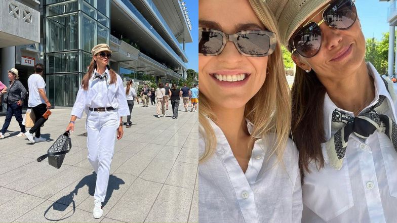 Kasia Tusk i Kinga Rusin wspierają Igę Świątek podczas finału Roland Garros