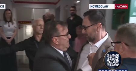 Sceny z udziałem Obajtka. Doszło do szarpaniny