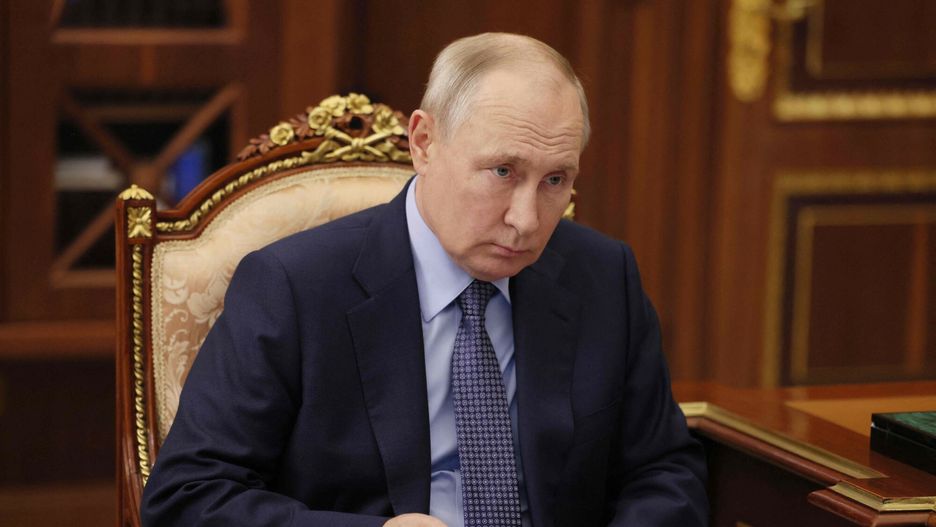 Temporary
This pool photograph distributed by Russian state owned agency Sputnik shows Russian President Vladimir Putin attending a meeting with Culture Minister at the Kremlin in Moscow on October 9, 2023. (Photo by Mikhail METZEL / POOL / AFP)
MIKHAIL METZEL