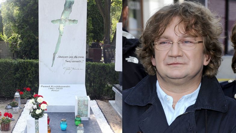 Tak wygląda dziś grób Pawła Królikowskiego