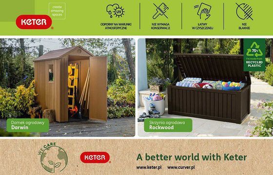 Keter Poland wypromuje meble z recyklingu