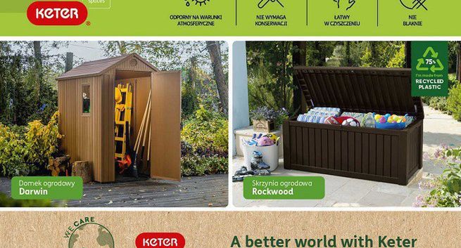 Keter Poland wypromuje meble z recyklingu