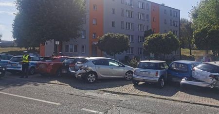 Pijacki "rajd" BMW. Uszkodził sześć pojazdów