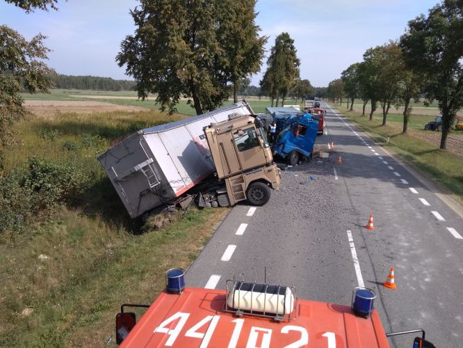 Groźny wypadek w Szymanówce