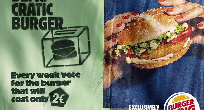 Wybory we francuskim Burger Kingu (wideo)