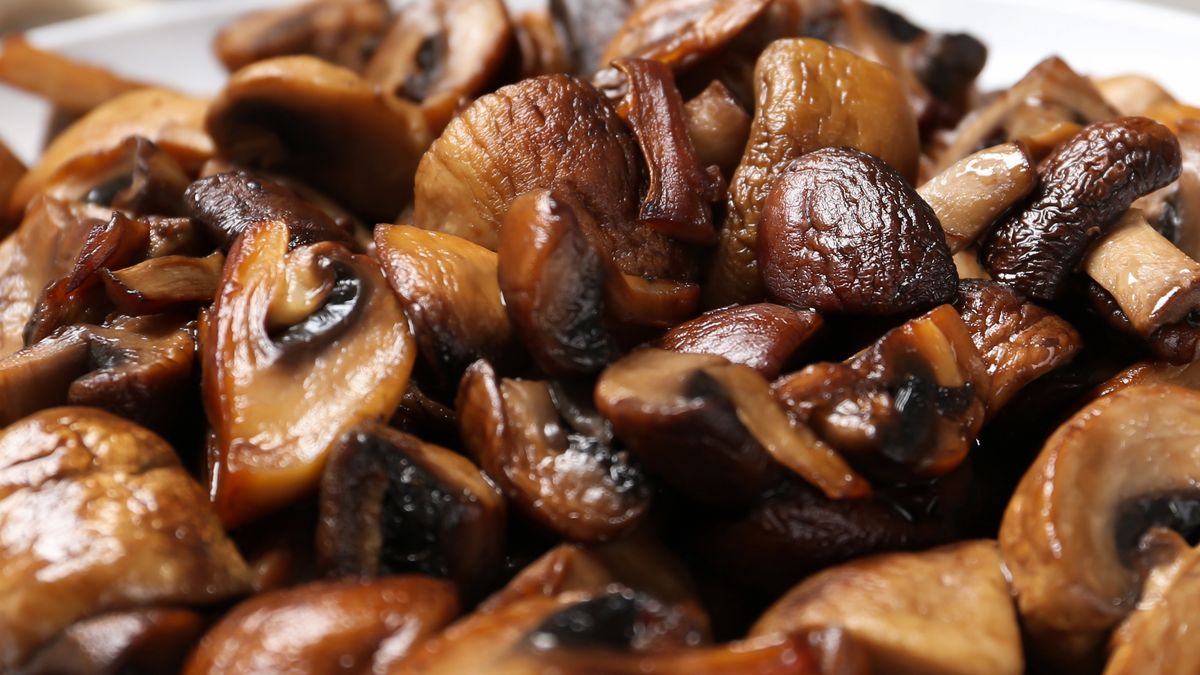 Smażone pieczarki