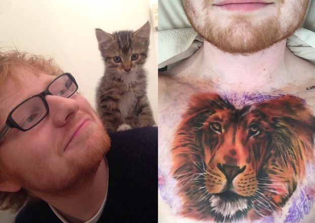 Ed Sheeran pochwalił się nowym tatuażem...