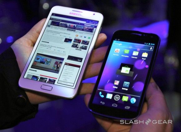 Galaxy Note i Galaxy Nexus | fot. SlashGear.com