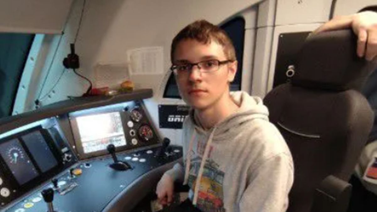 Dominik był miłośnikiem kolei.