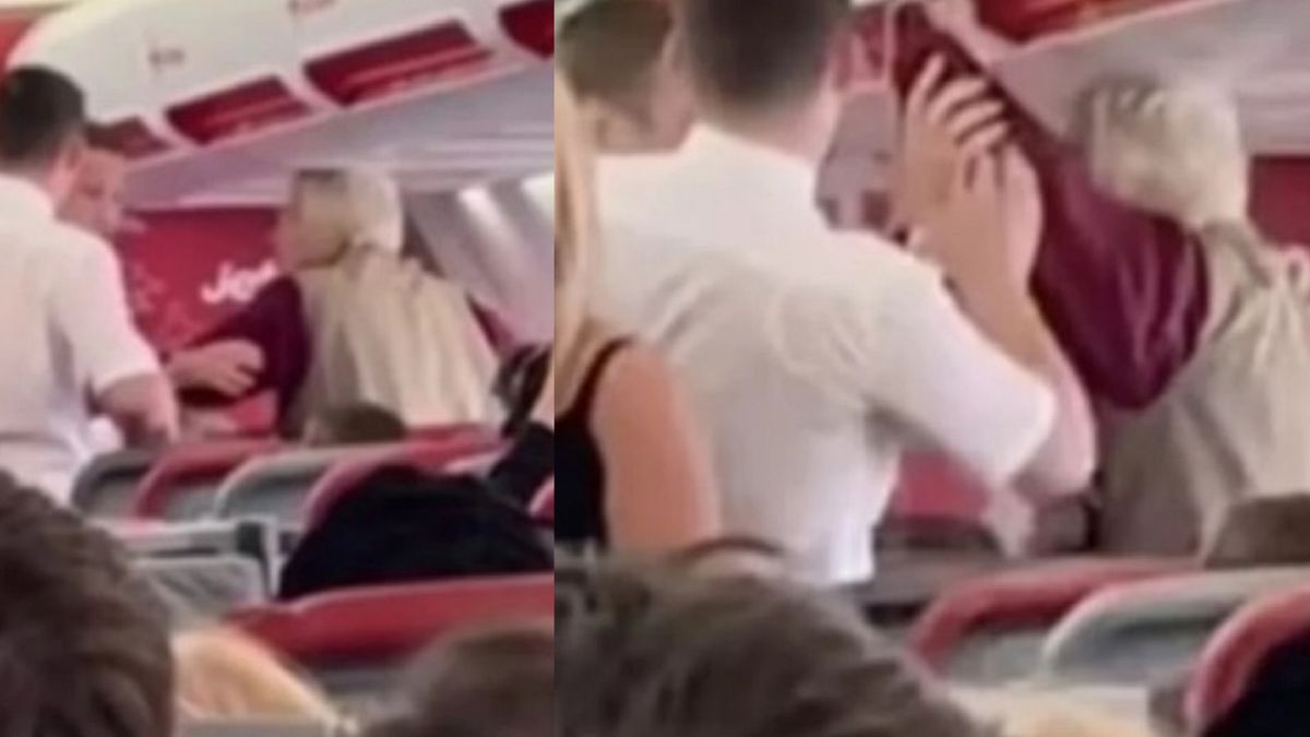 70-latka awanturowała się na pokładzie samolotu.