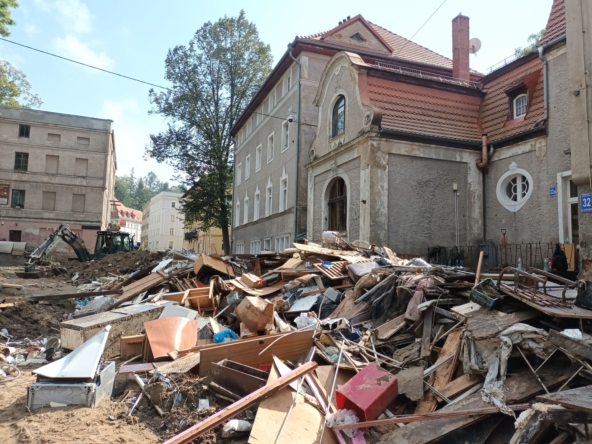 Lądek-Zdrój po powodzi. Zdjęcia z 19 września