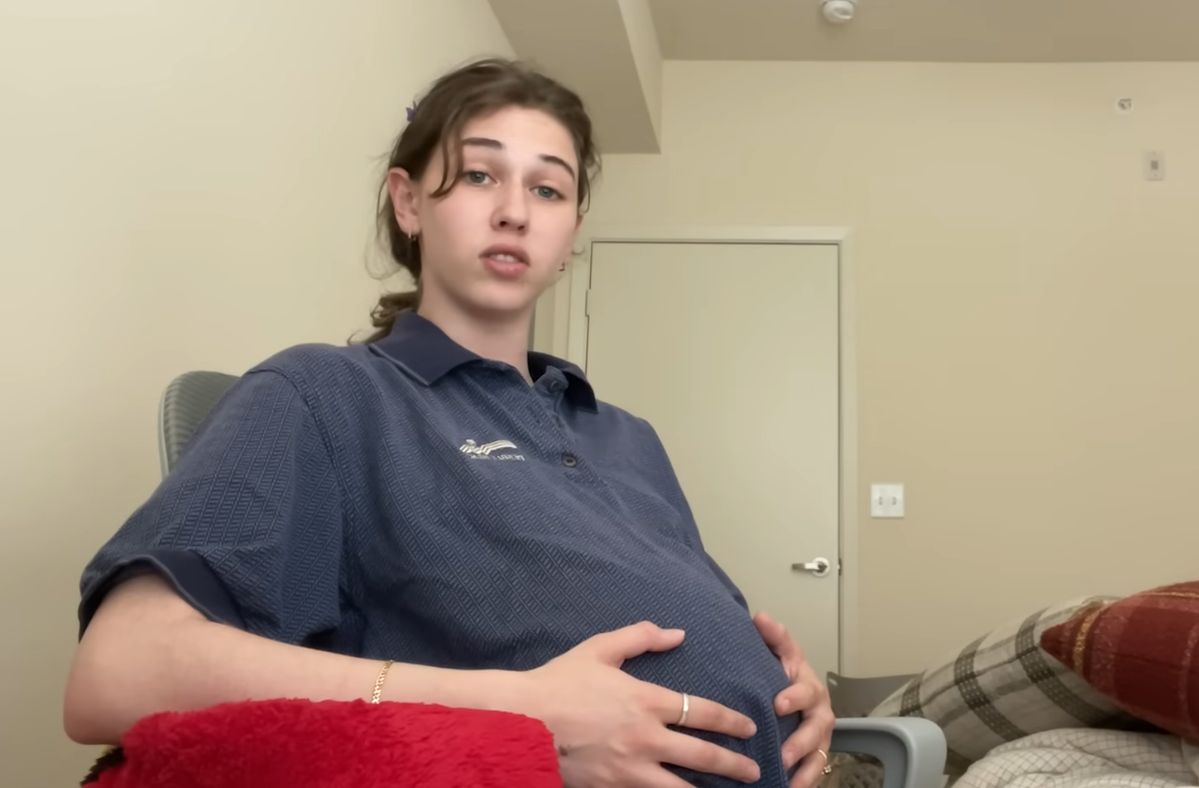 The YouTuber lied about being pregnant.