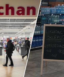 Zwolnienia grupowe w Auchan. Pracownicy zajęli towar