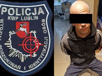36-latek wytropiony przez "łowców głów". Nie chciał otworzyć drzwi, ale gdy zobaczył strażaków ze sprzętem, zmienił zdanie