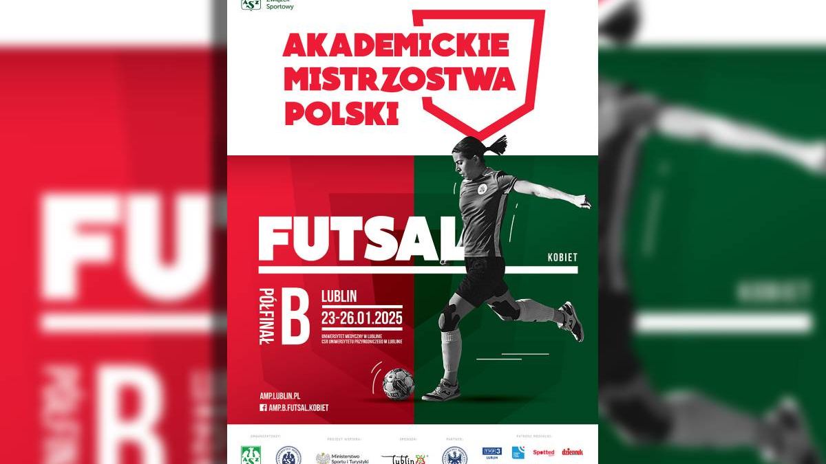 grafika Półfinał B Akademickich Mistrzostw Polski w Futsalu Kobiet