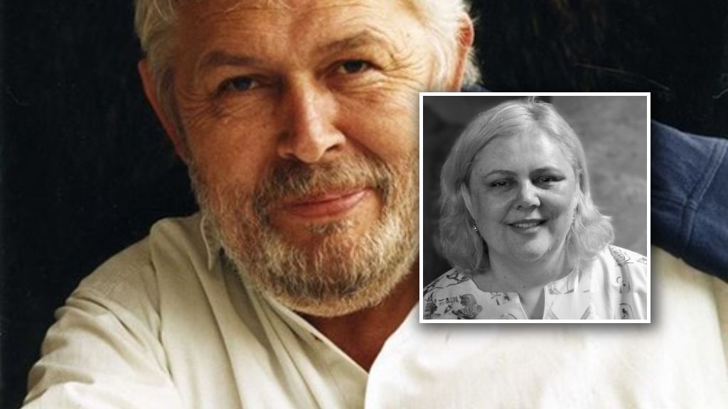 Jerzy Bińczycki i jego córka Magdalena Łaptaś