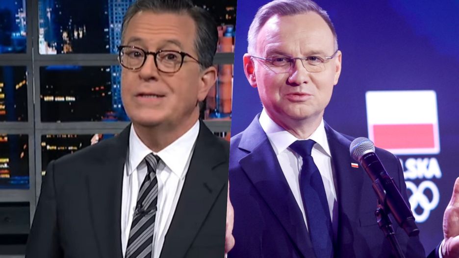 Stephen Colbert o wizycie Andrzeja Dudy u Donalda Trumpa