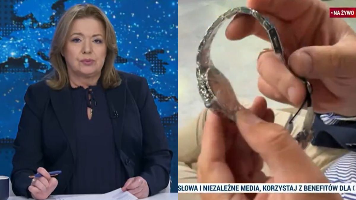 Danuta Holecka w materiale o zegarkach