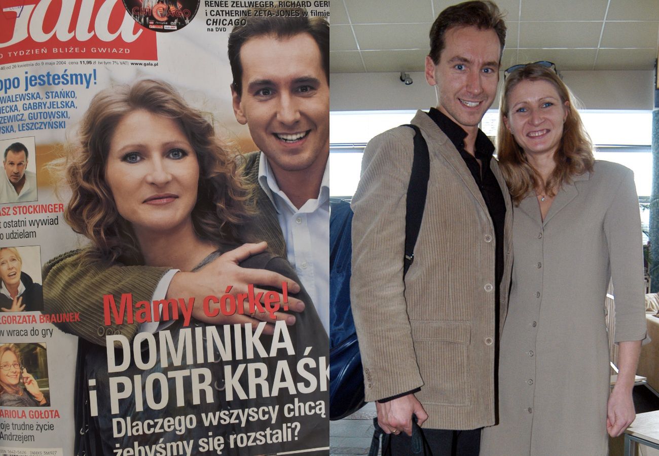 Piotr Kraśko z żoną Dominiką