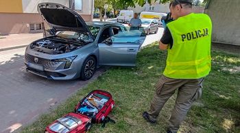 Skradziony Peugeot stał przy posesji w Strzelcach Krajeńskich