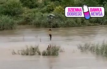 Rolnik dronem uratował dzieci. Nagranie stało się hitem
