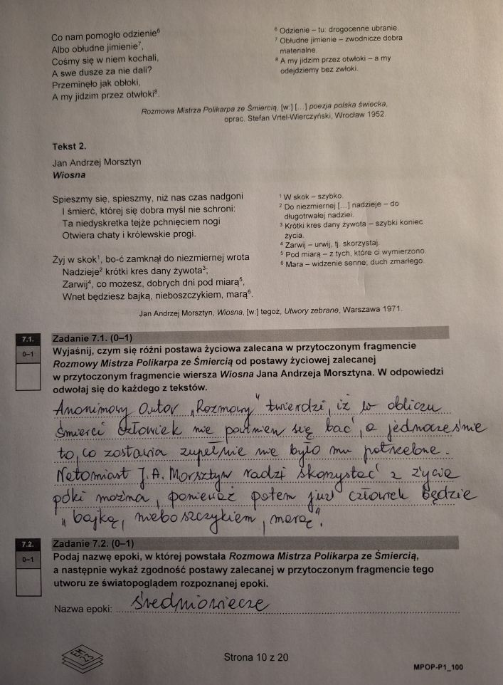 Matura 2025 z języka polskiego. Odpowiedzi i arkusz CKE