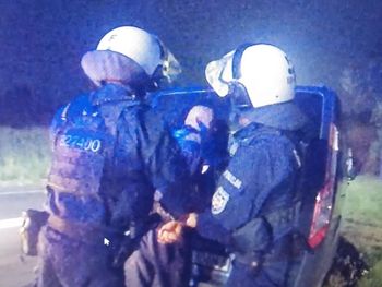Pseudokibice planowali bijatykę przy A1. Interweniowała policja