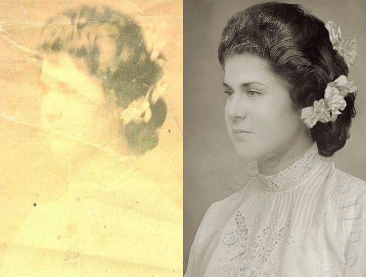 Tetyana Dyachenko nadaje nowe życie starym, zniszczonym fotografiom 5