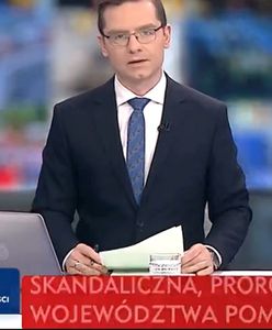 Sytuacja wymknęła się spod kontroli. Mina prowadzącej TVP Info mówi wszystko