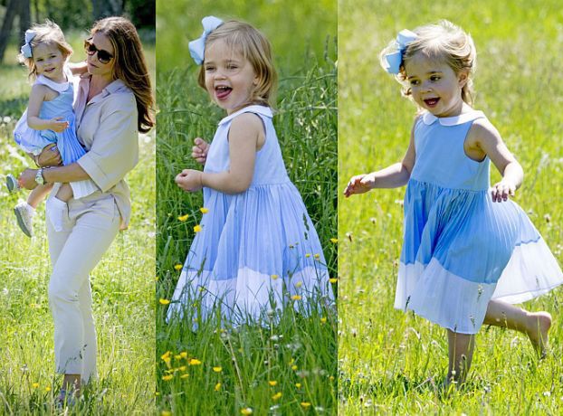 2-letnia szwedzka księżniczka Eleonora wizytuje "swoją" wyspę (ZDJĘCIA)