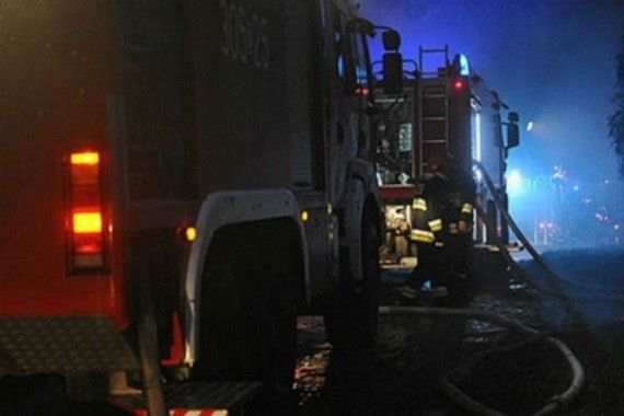 Tragiczny pożar na Bemowie. Dwie osoby zginęły w altance.