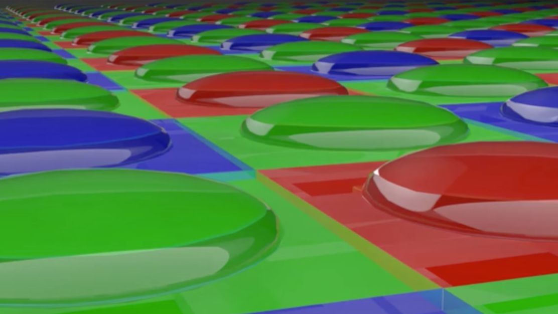 Animacje przedstawiające działanie matrycy CMOS i CCD 1