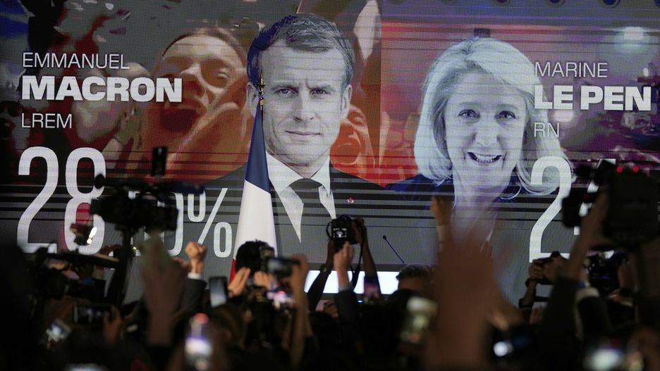 Macron jest faworytem drugiej tury wyborów