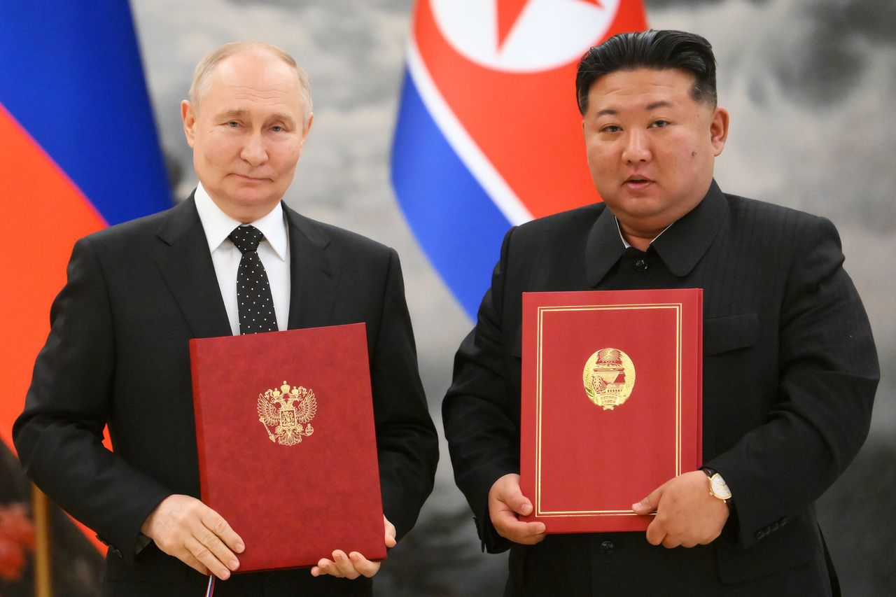 Putin and Kim sign defence pact amid growing western tension