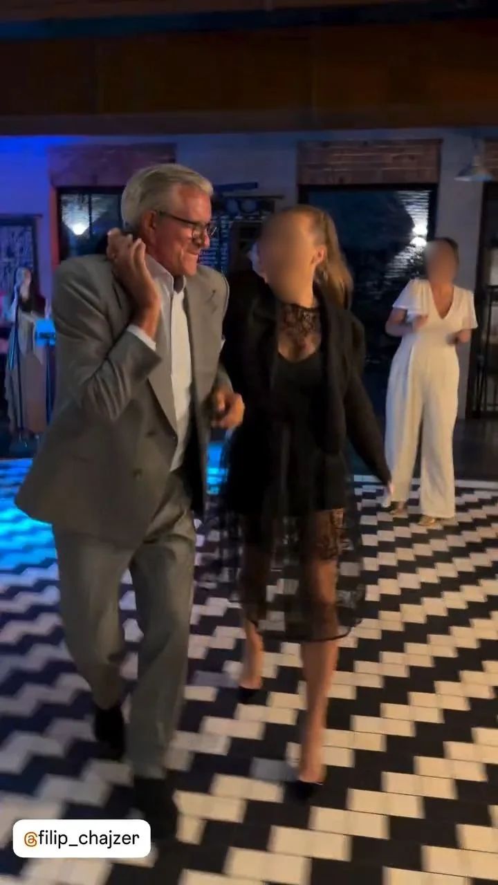 Zygmunt Chajzer wywija na ślubie Filipa