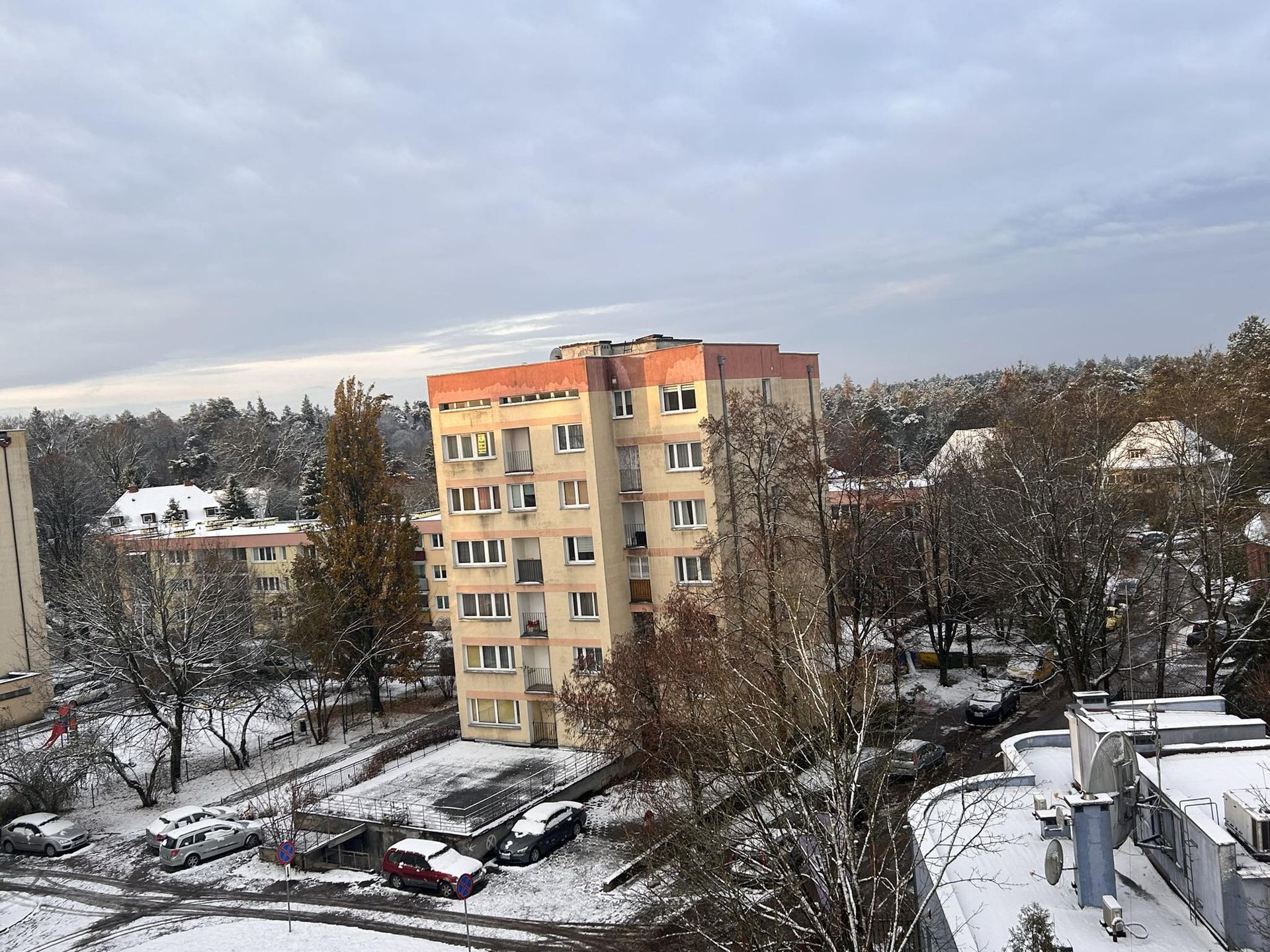 Śnieg w Olsztynie
