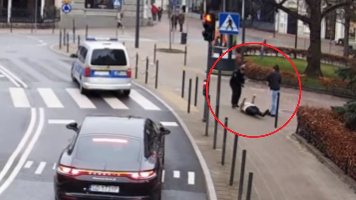 Atak epilepsji i interwencja Straży Miejskiej w centrum Sopotu.
