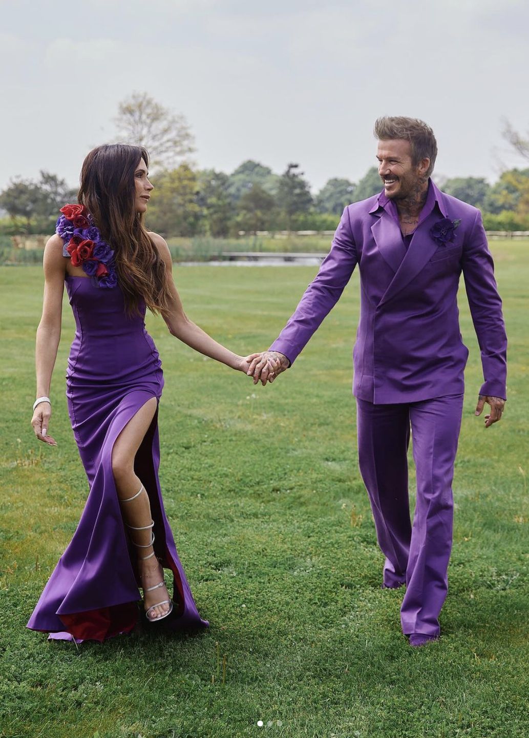 David i Victoria Beckhamowie świętują rocznicę ślubu