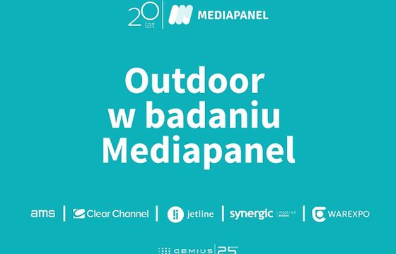 Reklama zewnętrzna włączona do Mediapanelu