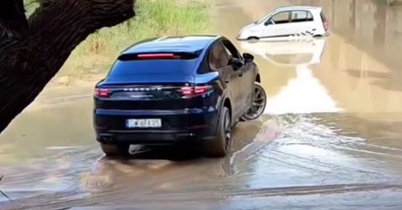 Hiszpanie nagrali Polaka w porsche. Oni nie ryzykowali, on pojechał