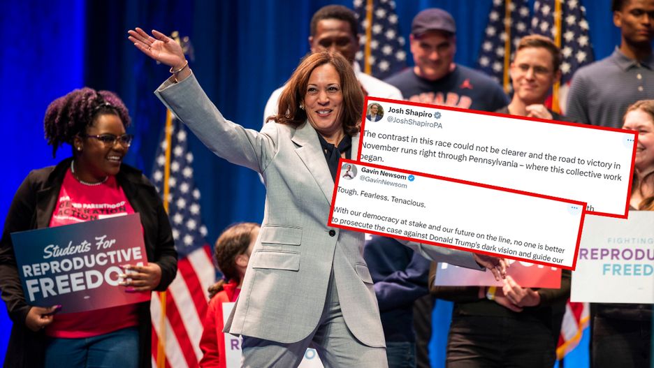 Kolejni politycy zadeklarowali poparcie dla Kamali Harris