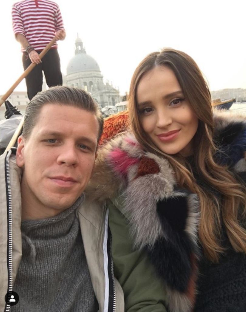 Wojciech Szczęsny świętuje 31. urodziny Mariny Łuczenko