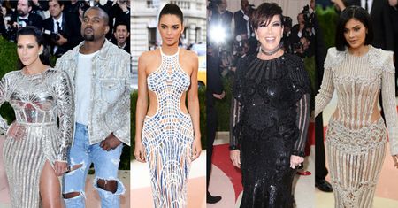 Rodzinka Kardashianek i Kanye West na gali MET! (ZDJĘCIA)
