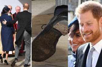 Wpadka księcia Harry'ego na ślubie Eugenii: Przyszedł w zniszczonym bucie! (FOTO)