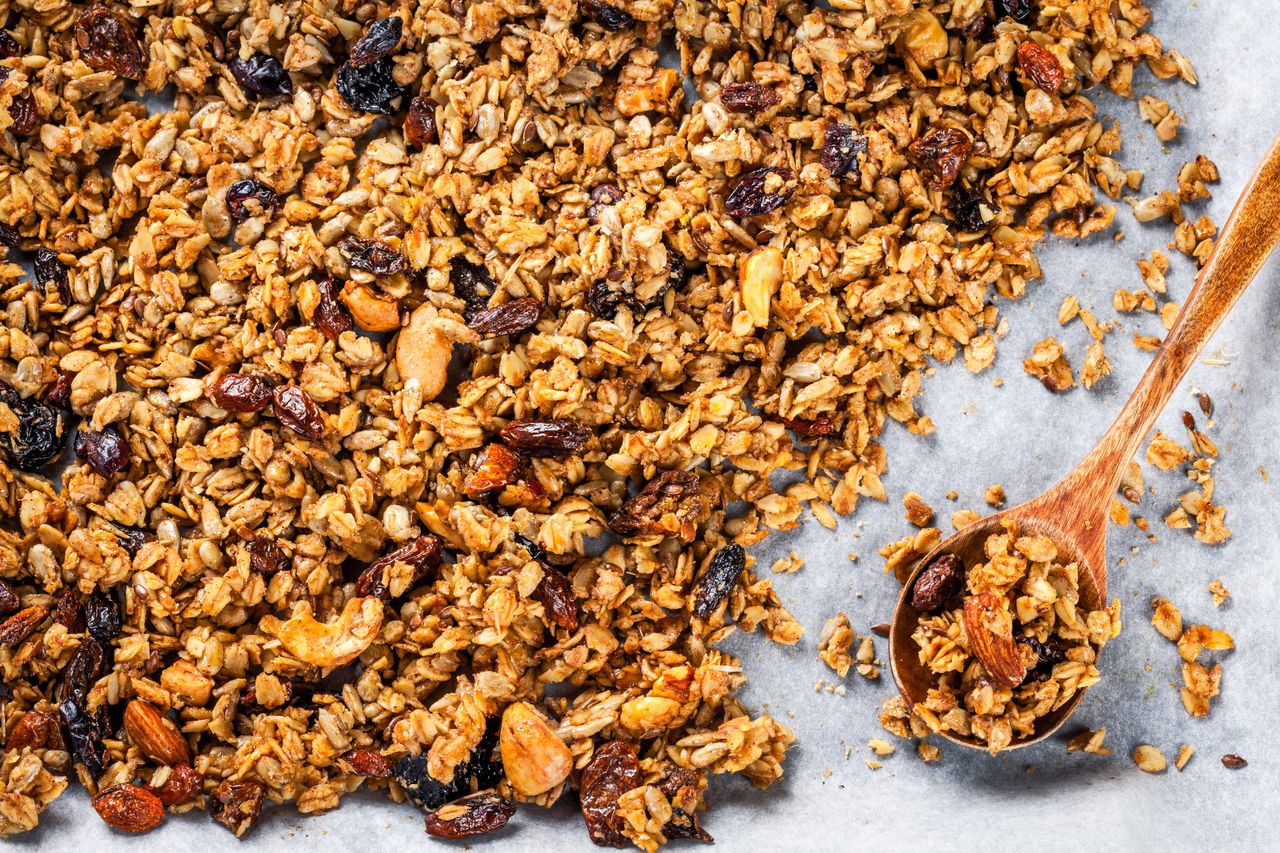 Homemade granola from the oven - Delicacies