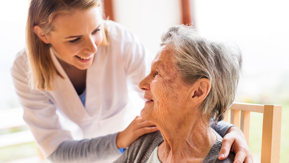 Health visitor and a senior woman during home visit.
Health visitor and a senior woman during home visit. A nurse talking to an elderly woman.
senior, woman, old, elderly, retired, 80s, health, care, professional, caregiver, health visitor, health care provider, patient, nurse, doctor, health care, carer, visit, home, at home, home visit, medical care, service, nursing, helping, support, provide, needs, therapy, comfort, qualified, check, check-up, checkup, retirement home, old peoples home, old age home, caring, nice, helpful, pleasant, friendly, sensitive, empathy, talking, discussion, house, indoors, inside, interior