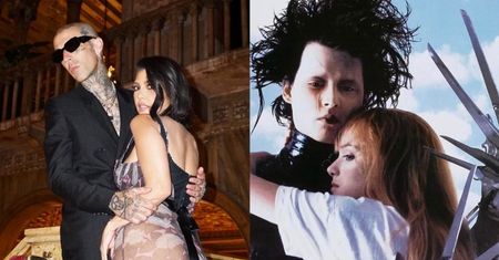 Kourtney Kardashian i Travis Barker przebrali się za bohaterów "EDWARDA NOŻYCORĘKIEGO"! Dali czadu? (ZDJĘCIA)