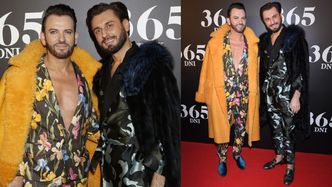 Zakochani Rafał i Gabriel z "Królowych życia" wdzięczą się na premierze "365 dni" w NATURALNYCH FUTRACH. WSTYD?