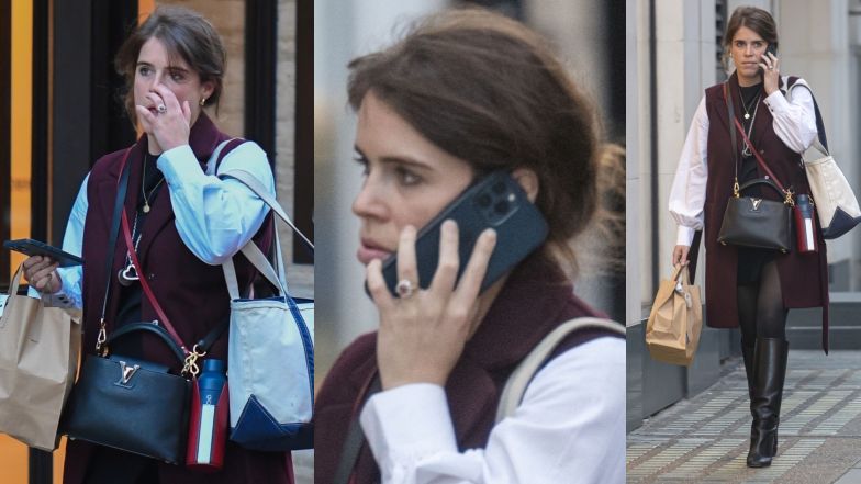 Zabiegana księżniczka Eugenia wraca z pracy