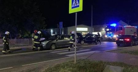 Wypadek na drodze DK 42